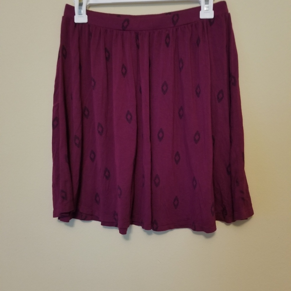 Magenta skater skirt